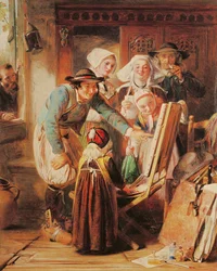 Kunstkritiker in der Bretagne, 1860