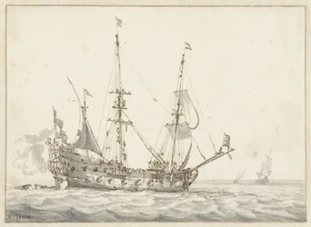Holländisches Kriegsschiff