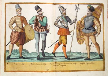 Kostüme des 16. Jahrhunderts aus 