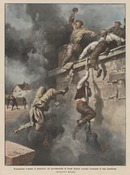 Dramatische Flucht von Gefangenen im Gouvernement Pensa (Zentralrussland), die in einem Massaker endete