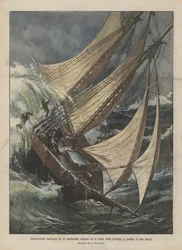 Spannendes Schiffsunglück eines italienischen Schiffes an der Küste Korsikas, Verlust von zwei Schiffsjungen