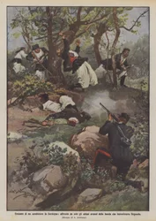 Heldentum eines Carabiniere in Sardinien, er stellt sich allein den letzten Überresten der Bande, die Orgosolo terrorisierte