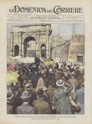 Die Monarchen besuchen die Ausgrabungen des Forum Romanum anlässlich des 2653. Geburtstags von Rom