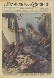 Die Roten setzen ihre barbarische Taktik fort, Städte zu zerstören, anstatt sie den Nationalen zu überlassen