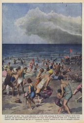 Die Fata Morgana auf dem Meer