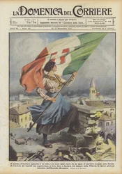 Der Feind, der barbarische Peiniger, ist auf der Flucht, und die durch ein Jahr des Martyriums geheiligten Länder kehren zur Heimat zurück