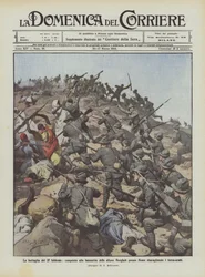 Die Schlacht vom 27. Februar, Bajonettangriff auf die Höhen von Mergheb bei Homs, die türkisch-arabischen Truppen werden zerschlagen