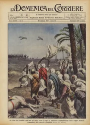 Die Kapitulation der Notabeln der Oase Cufra nach dem harten und siegreichen Kampf der Truppen