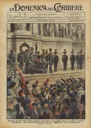 Die Apotheose des Herzogs des Sieges am Altar des Vaterlandes