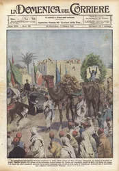 Der triumphale Empfang des Kronprinzen in Libyen