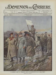 Die Friedensverhandlungen zwischen den Kriegsparteien, die Ankunft eines türkischen Parlamentärs im bulgarischen Lager