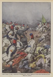 Blutiges und tapferes Weihnachten, Kampf von Moshruga gegen die Rebellen, die den Vormarsch verhinderten