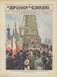 Zum 40. Jahrestag Der Schlacht Von Magenta, Die Gedenkfeier