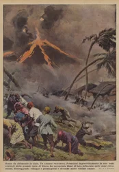 Weltuntergangsszene in Asien