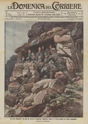 Ein erfinderischer Held, der zahlreiche Gefangene allein macht, indem er vorgibt, von ganzen Kompanien begleitet zu werden