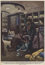 Ein Zug, der von Merzdorf bei Breslau abfuhr, hatte gerade den Bahnhof verlassen, als zwei