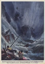 Ein Erdrutsch von mehreren Millionen Kubikmetern, der in den Loen-See in Norwegen stürzte, verursachte eine ?