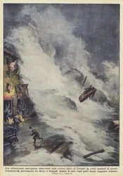Ein heftiger Sturm traf die ligurische Küste von Levante und hatte Momente?