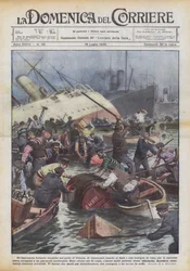 Ein unerwartetes bacchantisches Fest im Hafen von Köln