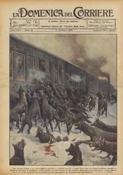 Ein seltsamer Angriff auf einen Zug