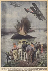 Ein seltsamer Luftangriff