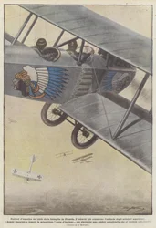 Amerikanische Flugzeuge Am Himmel Der Schlacht In Frankreich