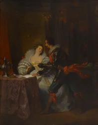 Le Duc et la Duchesse de Guisse. Nach Henry III und seinen Höfen von Alexandre Dumas, 1829