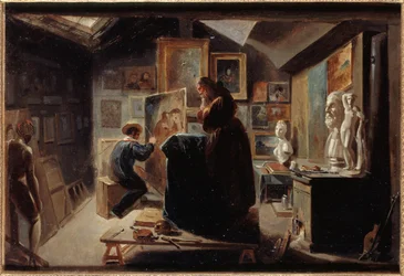 Modellpose, ca. 1838