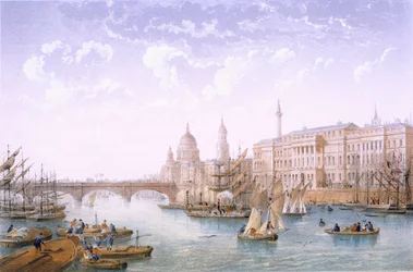 Zollhaus und London Bridge, 1862