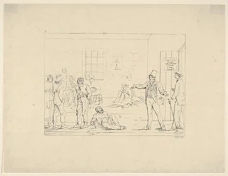 Kauf eines Ersatzmannes im Norden während des Krieges aus Confederate War Etchings