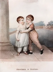 Bruder und Schwester, spätes 18. - frühes 19. Jahrhundert, 1913