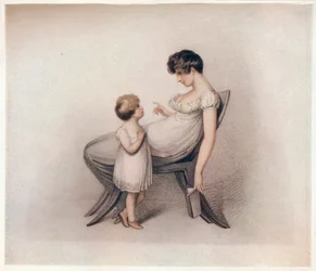 Ich konnte mein Buch nicht lernen, Mama, um 1810