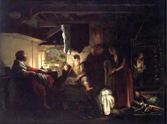 Jupiter und Merkur bei Philemon und Baucis
