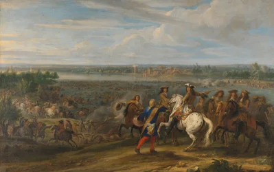 Ludwig XIV. überquert die Niederlande bei Lobith, 12. Juni 1672