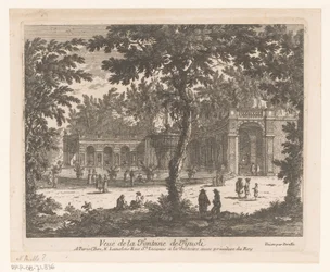 Ansicht eines Brunnens