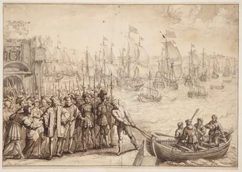 Christian II verlässt Kopenhagen im Jahr 1523
