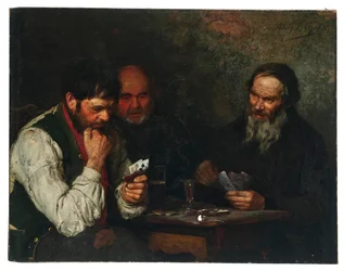 Adolph Böhm Kartenspieler