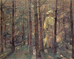 Frau im Wald, 1906