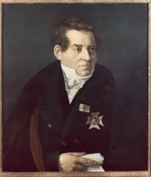 Porträt von August Wilhelm von Schlegel