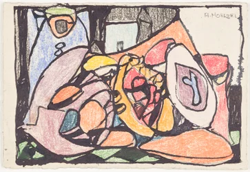 Farbige Einladungskarte