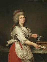 Madame Adelaide Aughie, Freundin von Königin Marie Antoinette, als Milchmädchen in Trianon