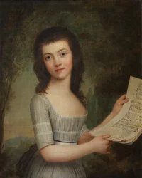 Porträt von Mademoiselle Wittfooth, 1789