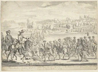 Überquerung der Weichsel durch die sächsische Armee am 8. Dezember 1715
