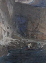 Detail aus Die Seelen des Acheron, 1898