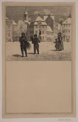 Die Schornsteinfeger. Nr. 16 in Chr. Winther und M. Rørbye, "25 Bilder für kleine Kinder"
