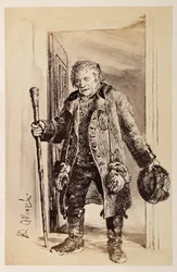 Der Büttel, zu Heinrich von Kleist "Der zerbrochene Krug"