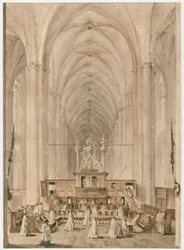 Mittelschiff der Elisabethkirche in Marburg