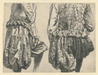 Modell im Prunkkleid des Kurfürsten Johann Georgs I. von Sachsen in zwei Ansichten, Historisches Museum, Dresden