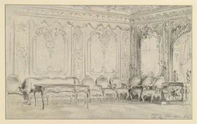 Schlaf- und Arbeitszimmer im Stadtschloss in Potsdam