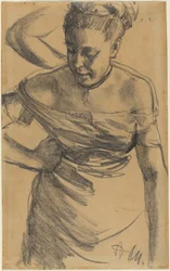 Studie einer Frau